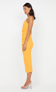 KARINA TUCK MIDI DRESS - MANGO