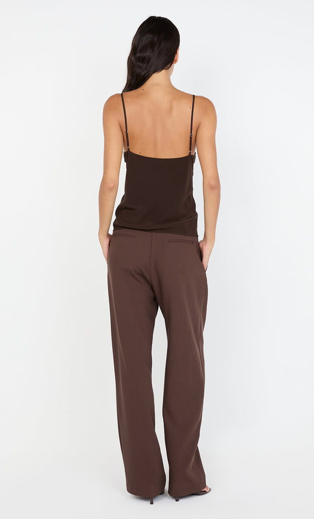 SILK CAMI - CHOC