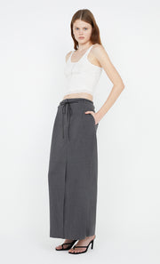 Naida Panel Skirt in Charcoal by Bec + Bridge