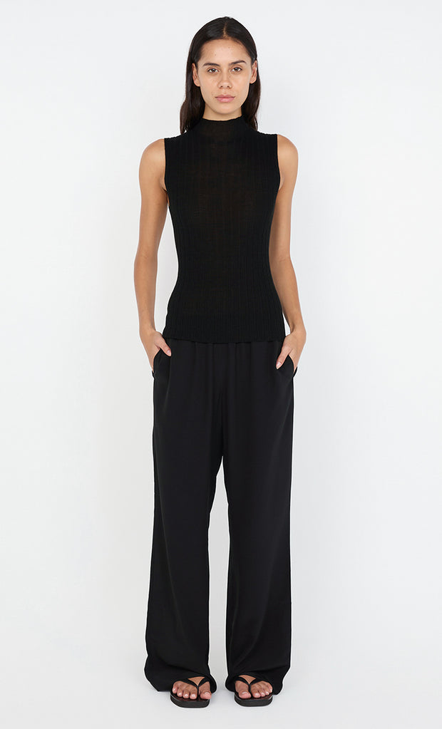 SILK PANT - BLACK