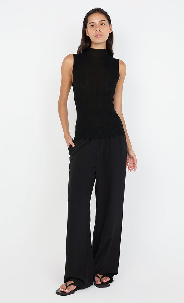 SILK PANT - BLACK