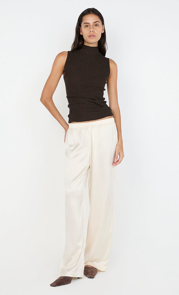 SILK PANT - CREAM