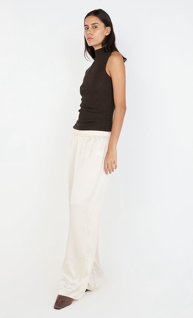 SILK PANT - CREAM