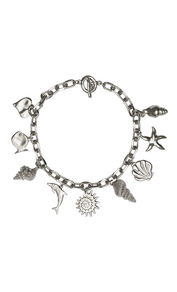 AQUATA CHARM BRACELET - SILVER – BEC + BRIDGE US