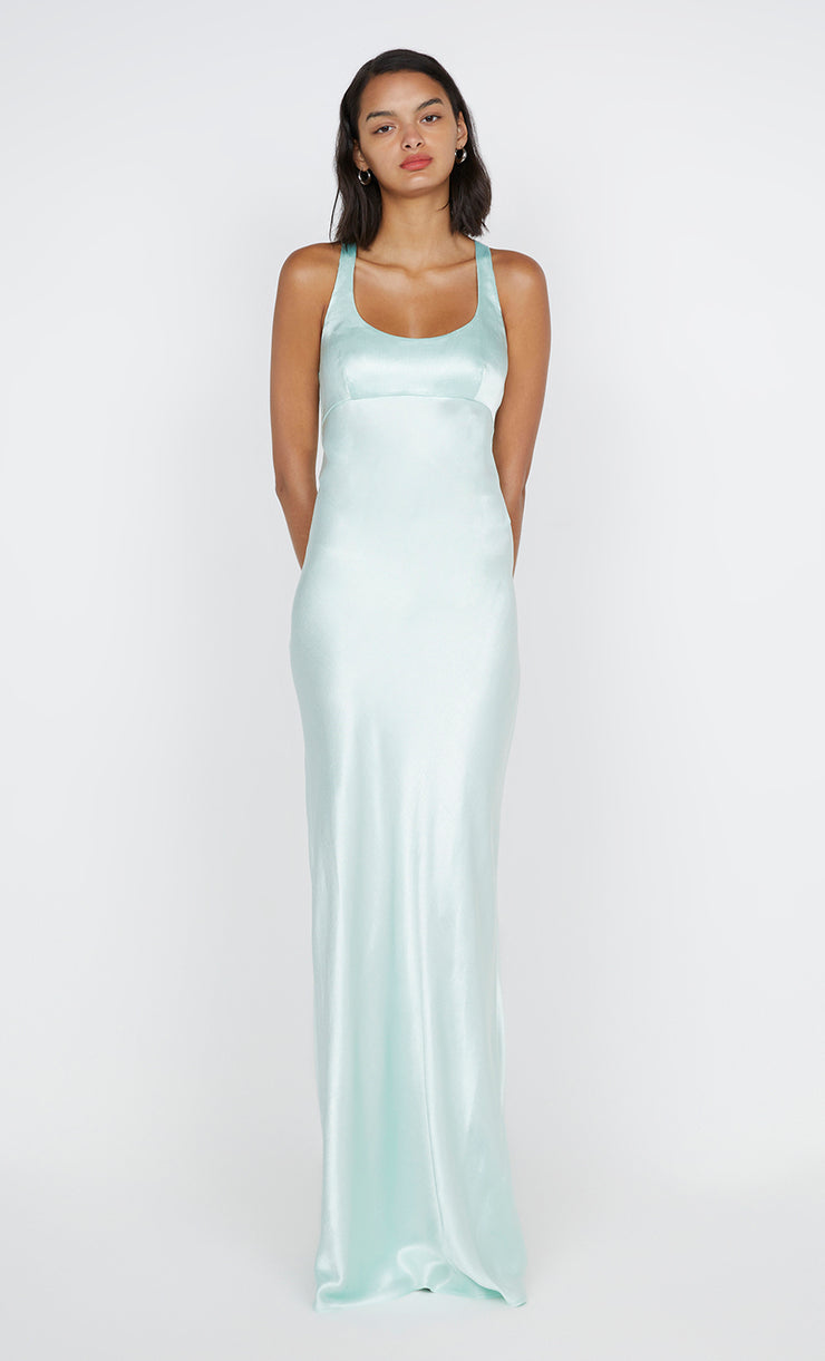 MAXINA CROSSOVER DRESS - MINT