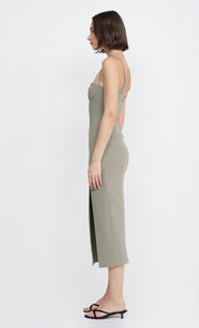 MARISOL MIDI DRESS - SILVER SAGE