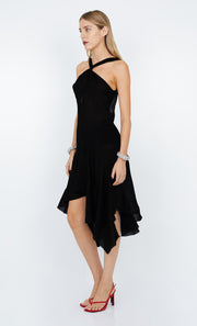 Aida Halter Dress in Black by Bec + Bridge