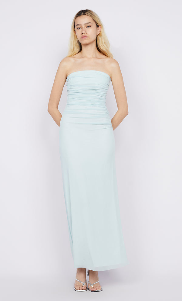 Alara Strapless Dress in Ocean Mist by Bec + Bridge