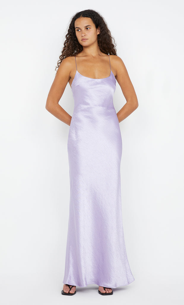 Allegra Tie Maxi Dress in Lilac by Bec + Bridge