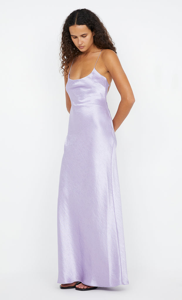 Allegra Tie Maxi Dress in Lilac by Bec + Bridge