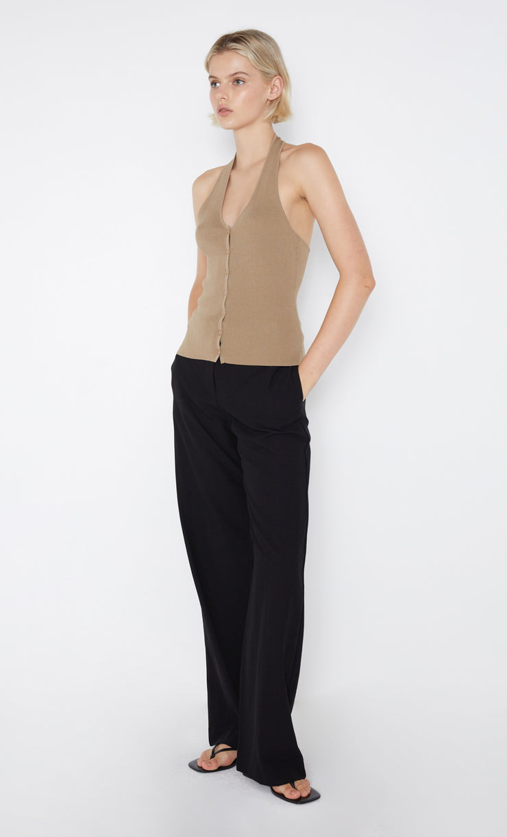 Amalfi Knit Halter Top in Tobacco by Bec + Bridge