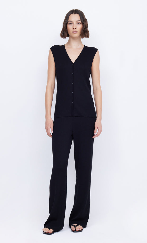 Amalfi Knit Vest in Black by Bec + Bridge