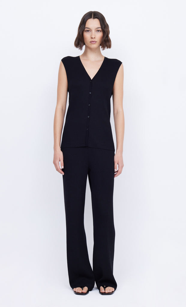 Amalfi Knit Vest in Black by Bec + Bridge