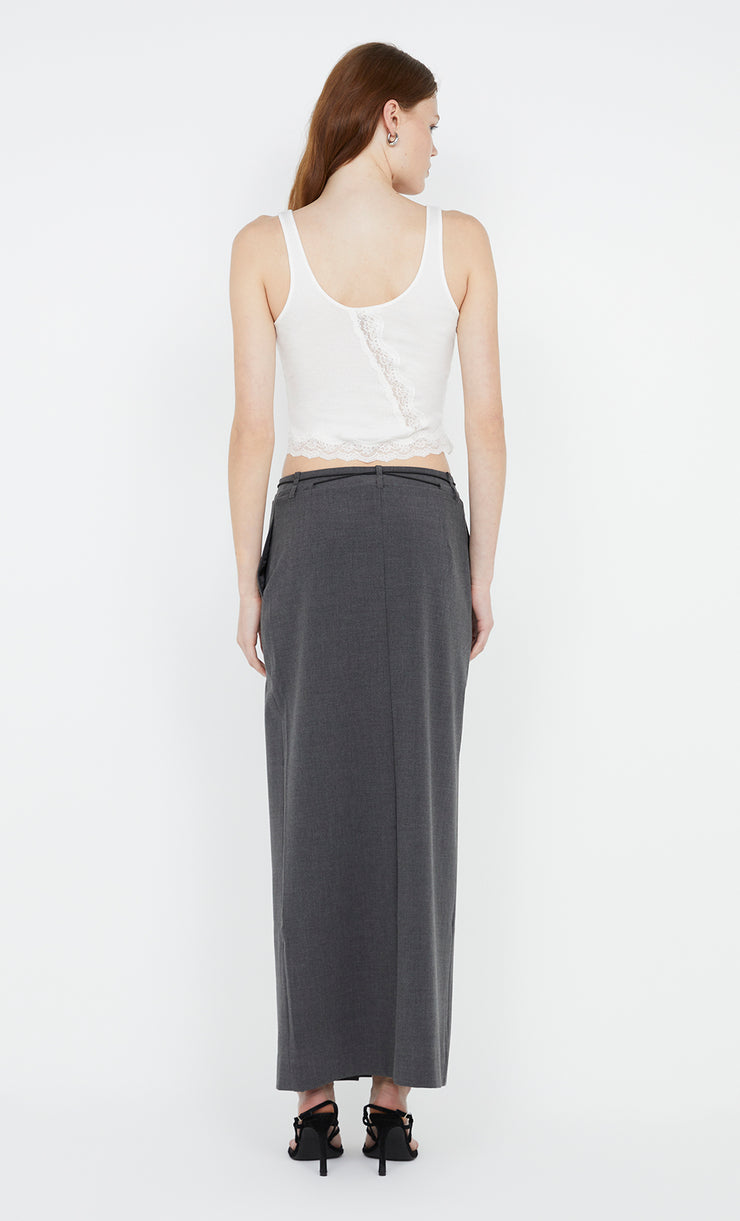 Naida Panel Skirt in Charcoal by Bec + Bridge