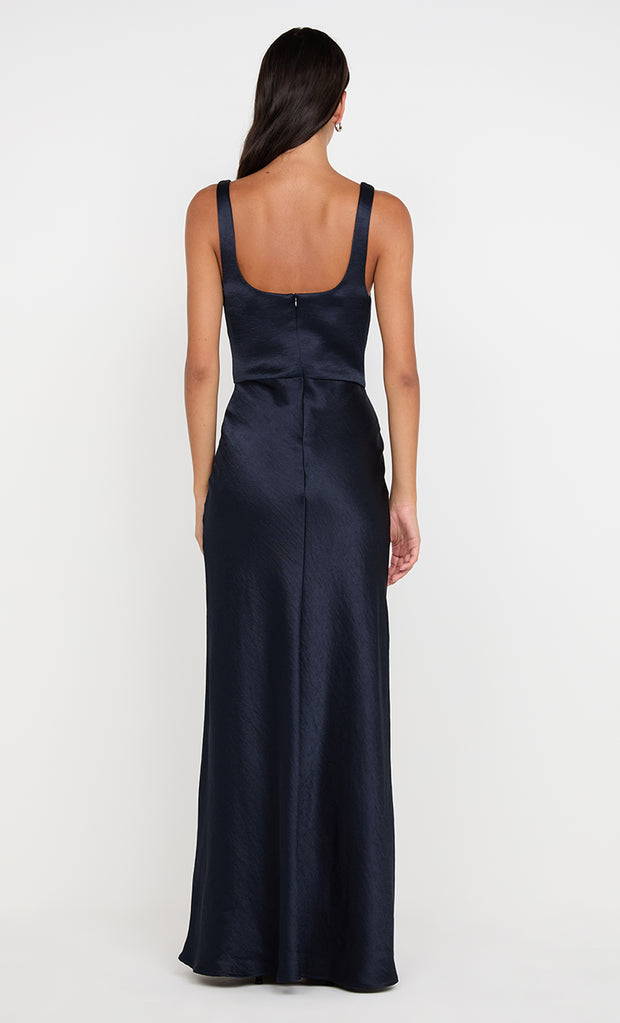 AUSTEN COWL NECK MAXI DRESS - INK