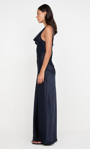 AUSTEN COWL NECK MAXI DRESS - INK