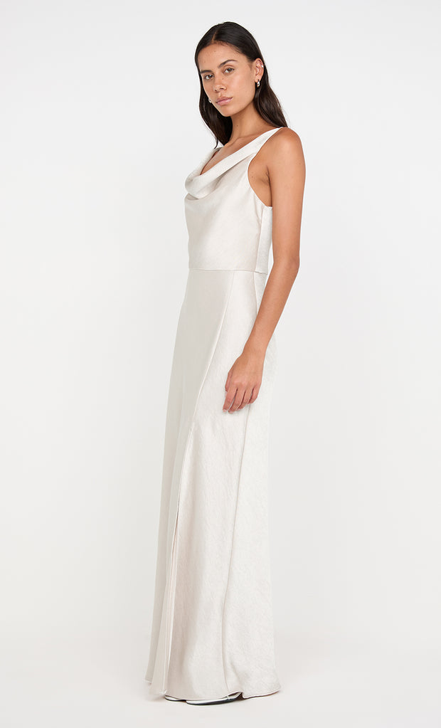 Austen Cowl Neck Maxi Dress in Sand by Bec + Bridge