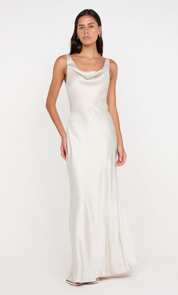 Austen Cowl Neck Maxi Dress in Sand by Bec + Bridge