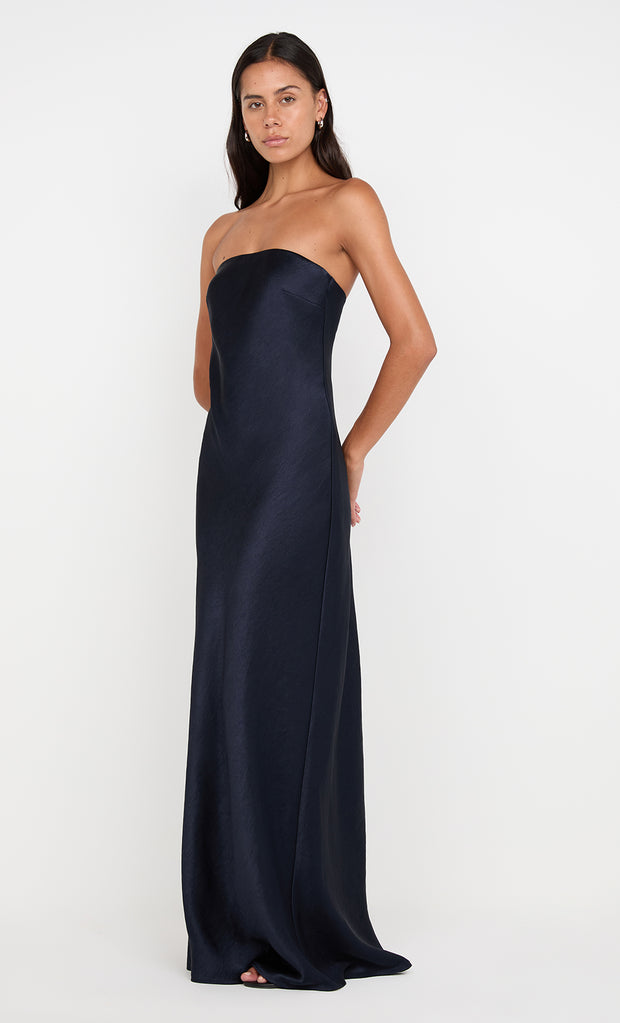 AUSTEN STRAPLESS MAXI DRESS - INK