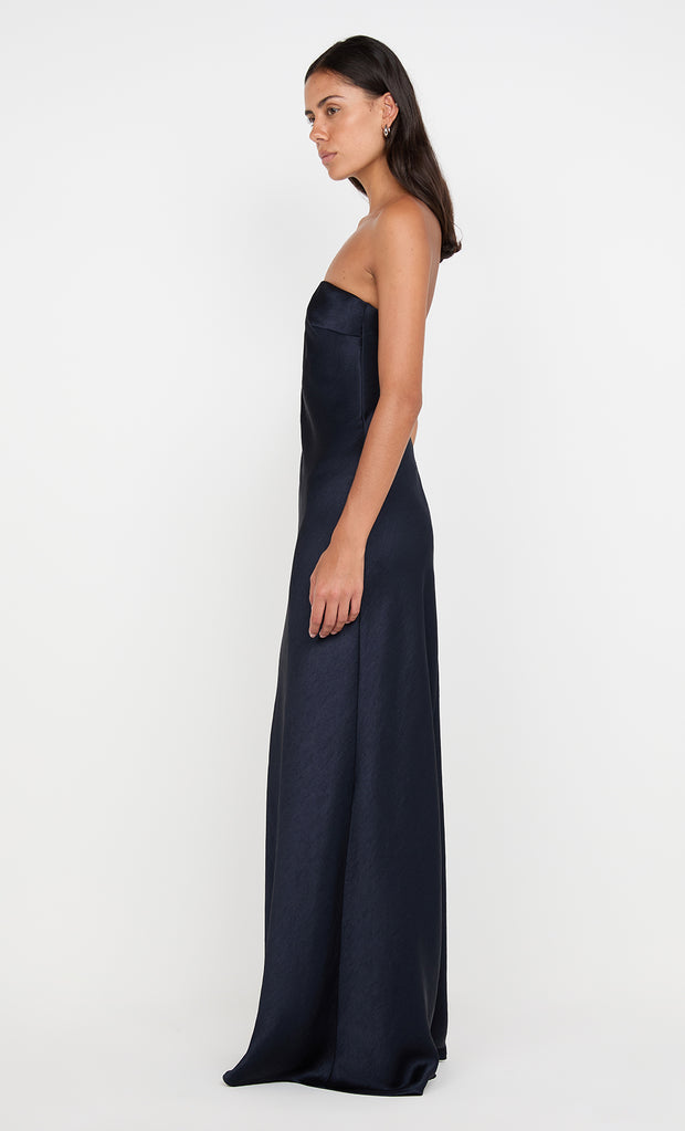 AUSTEN STRAPLESS MAXI DRESS - INK