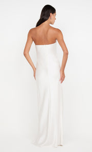 AUSTEN STRAPLESS MAXI DRESS - IVORY