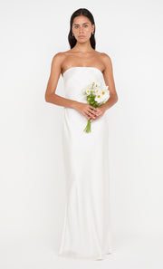 AUSTEN STRAPLESS MAXI DRESS - IVORY