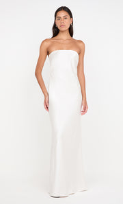 AUSTEN STRAPLESS MAXI DRESS - IVORY