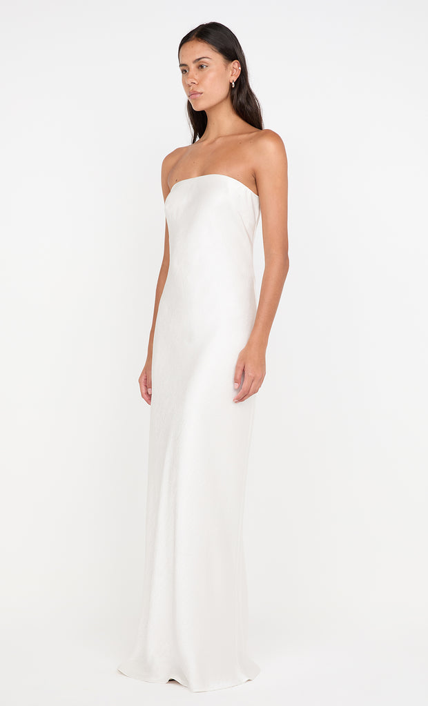 AUSTEN STRAPLESS MAXI DRESS - IVORY