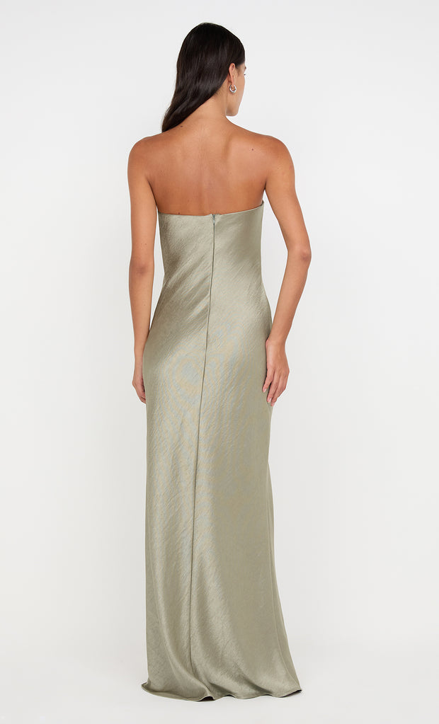 Austen Strapless Dress in Sage by Bec + Bridge