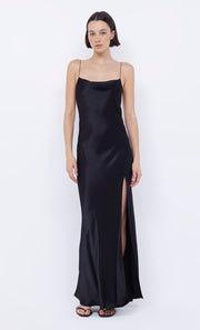 Ayala Cowl Maxi Dress in Black by Bec + Bridge