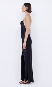 Ayala Cowl Maxi Dress in Black by Bec + Bridge