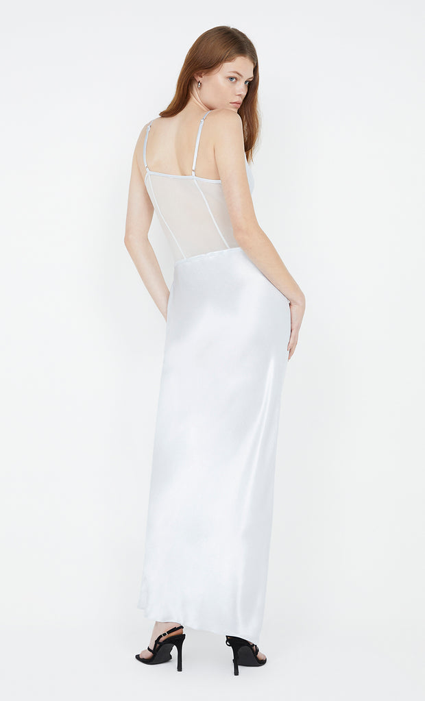 Ayala Maxi Dress in silver blue by Bec + Bridge