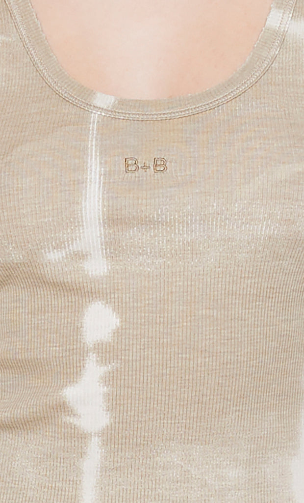 B+B Tank in Sand Tie Dye by Bec + Bridge