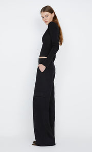 Black B+B Long Sleeve Top in Black by Bec + Bridge