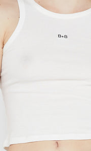 B+B Racer Tank in Ivory by Bec + Bridge