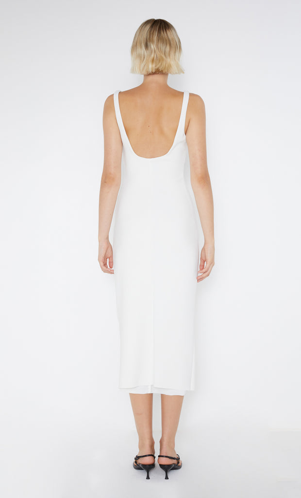 Be Mine Square Neck Dress in Ivory by Bec + Bridge