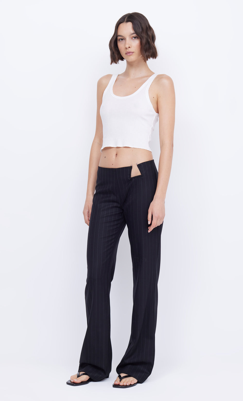 BELINDA PANT - CHARCOAL/SILVER – BEC + BRIDGE US