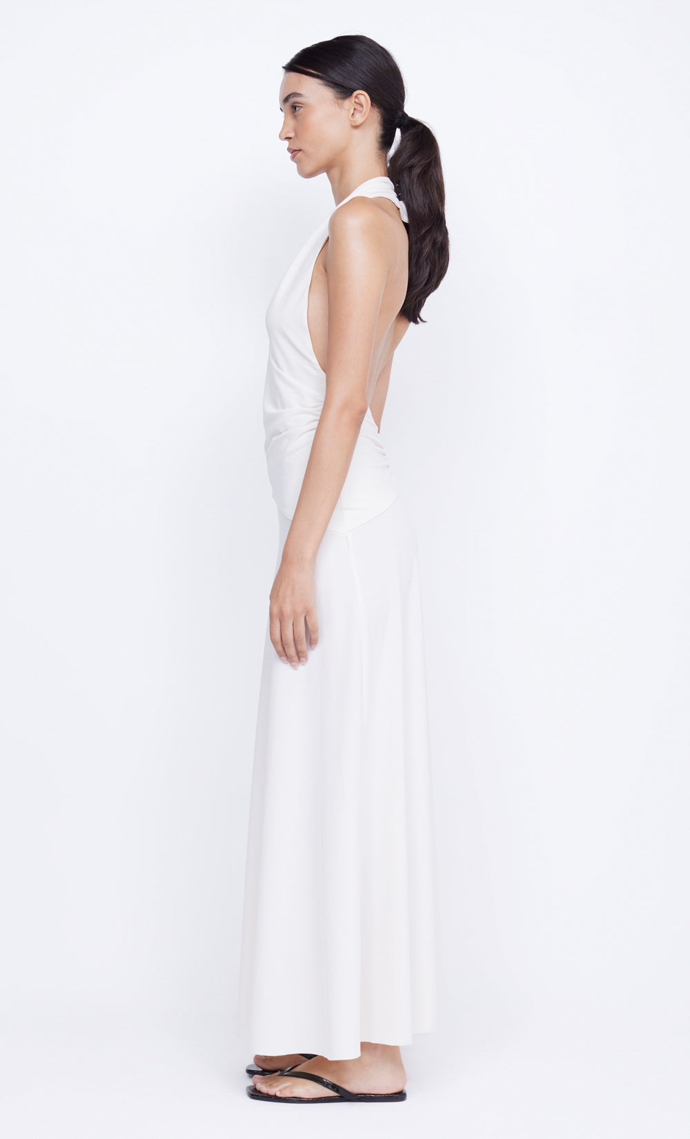 blanche halter maxi dress final sale no returns