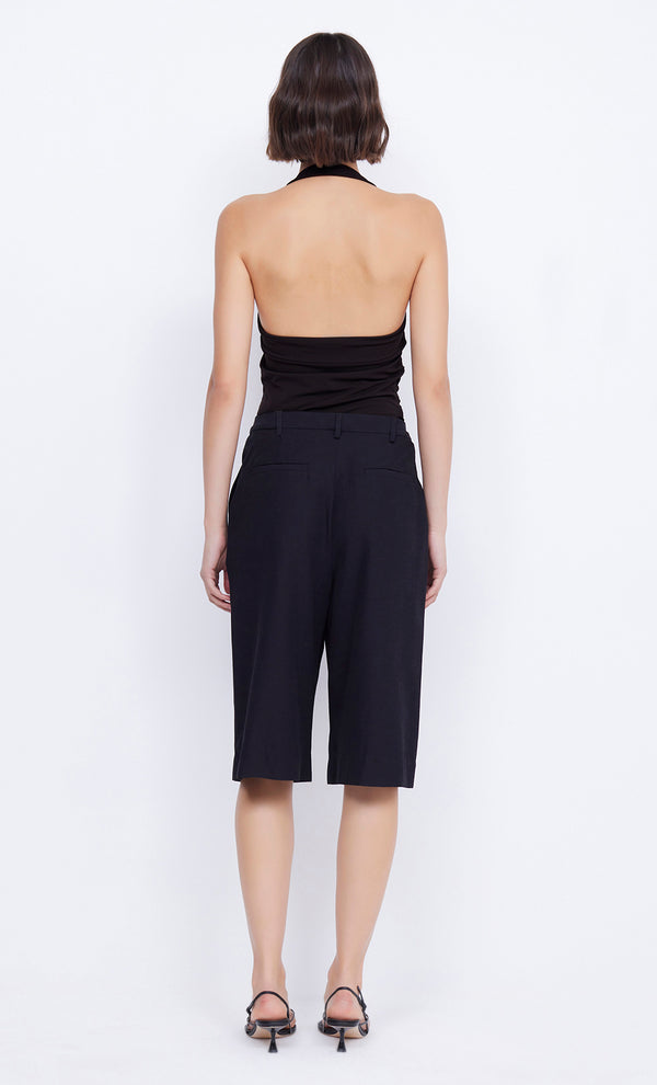 Blanche Halter Square Neck Top in Black by Bec + Bridge