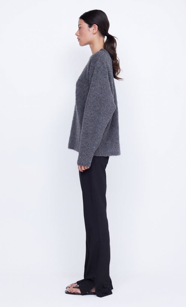 Brice Knit Jumper in Charcoal by BEC + BRIDGE