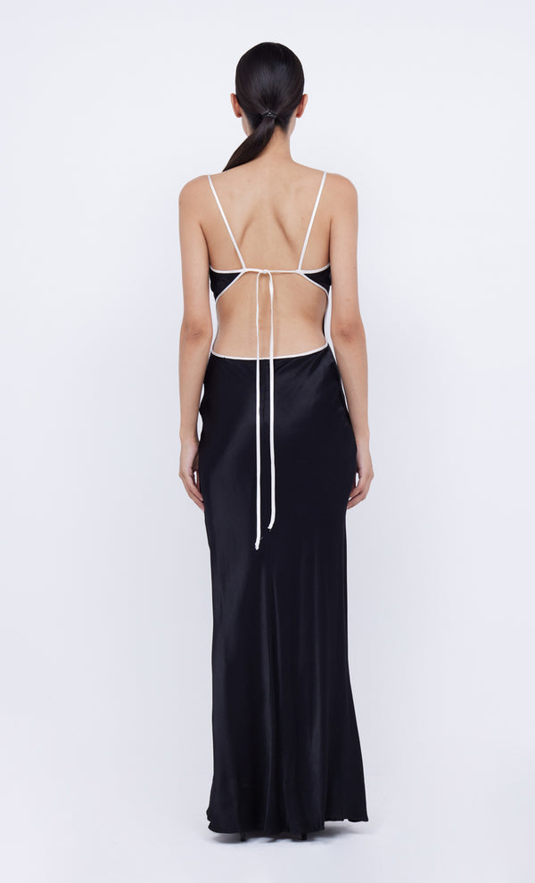 Cedar City Maxi Dress in black and ivory by Bec + Bridge