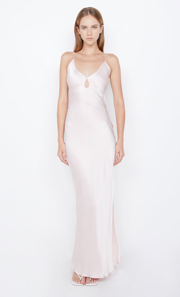 Cedar City Maxi Formal Dress in Blush Pink by Bec + Bridge