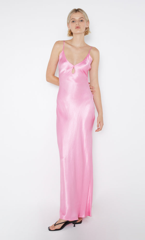 Cedar City Maxi Formal Dress Backless in Candy Pink by Bec + Bridge