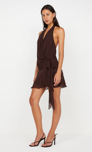 Celyse Mini Dress in Dark Choc by Bec + Bridge