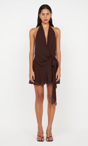 Celyse Mini Dress in Dark Choc by Bec + Bridge