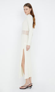 CHANTELLE LONG SLEEVE DRESS - IVORY