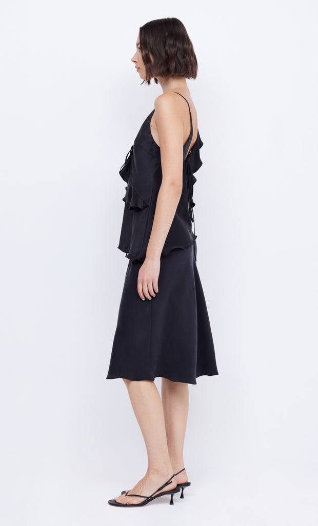 Chantilly Silk Frill Cami in Black by Bec + Bridge