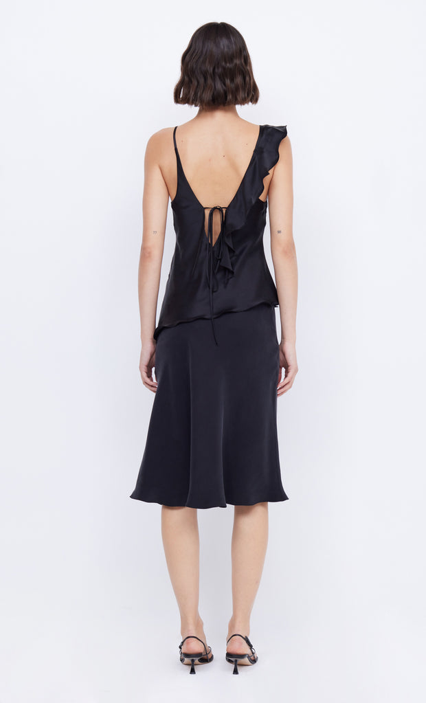 Chantilly Silk Frill Cami in Black by Bec + Bridge