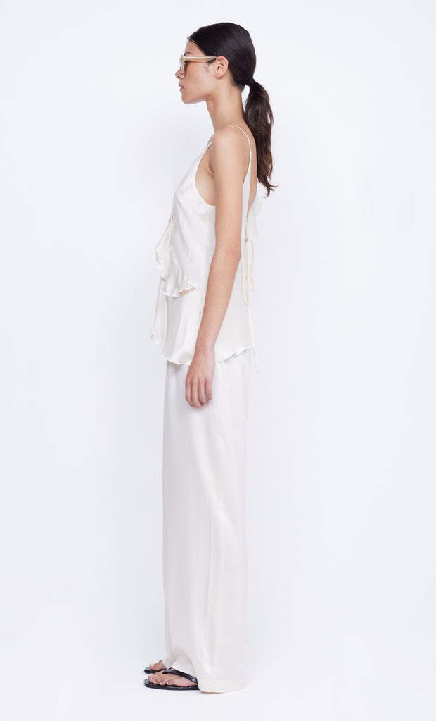 Chantilly Silk Frill Cami in Ivory by Bec + Bridge