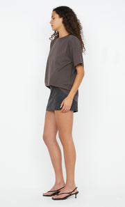 DAVIE MINI SKIRT - WASHED BLACK